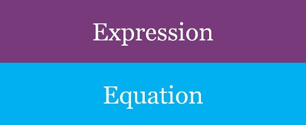 Difference Among Expression And Equation?